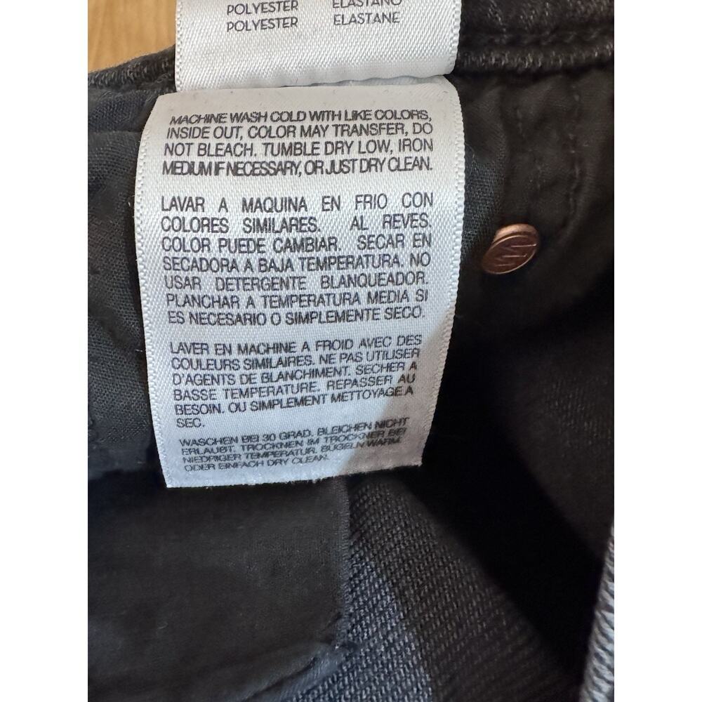 Mother The Weekender Flare Jeans Black Dark Gray Size 25 - Picture 12 of 16